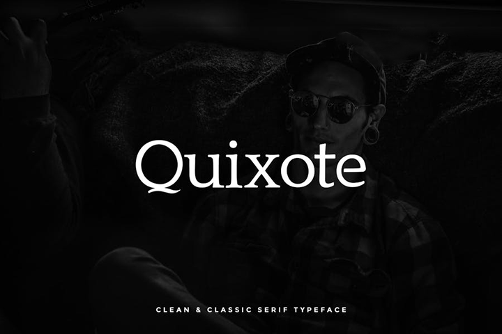 Przykład czcionki Quixote