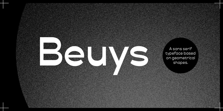 Przykład czcionki Beuys Extra Bold
