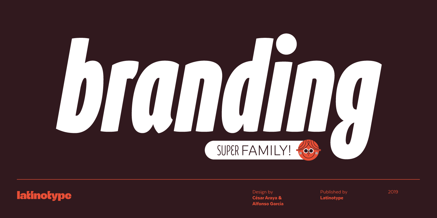 Przykład czcionki Branding SF Bold Italic