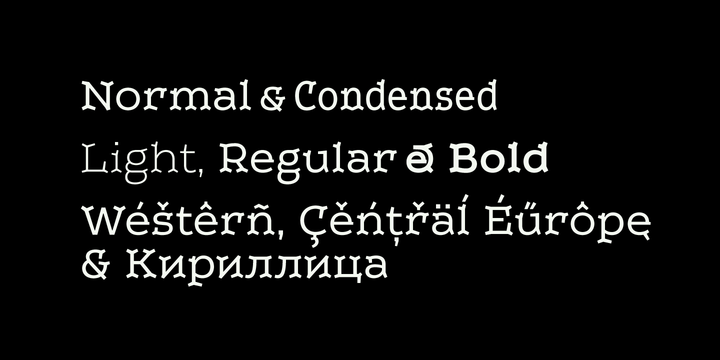 Przykład czcionki Leto Two Condensed Bold