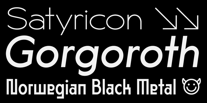 Przykład czcionki Lucifer Sans Extra Condensed Black Italic