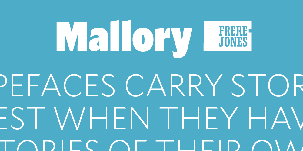 Przykład czcionki Mallory Micro Plus