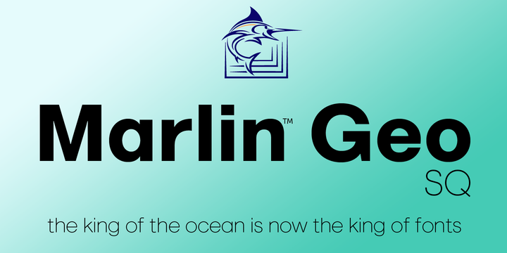Przykład czcionki Marlin Geo Extra Light Italic