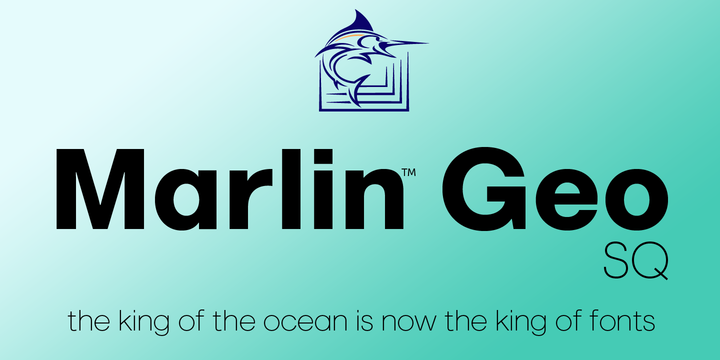 Przykład czcionki Marlin Geo Semi Light Italic