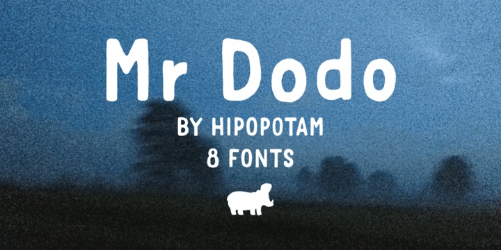 Przykład czcionki Mr Dodo