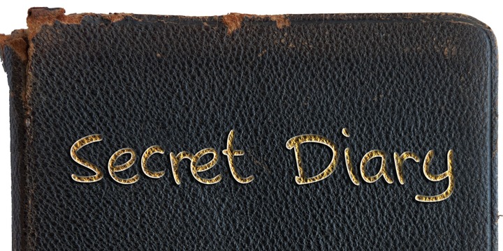Przykład czcionki Secret Diary