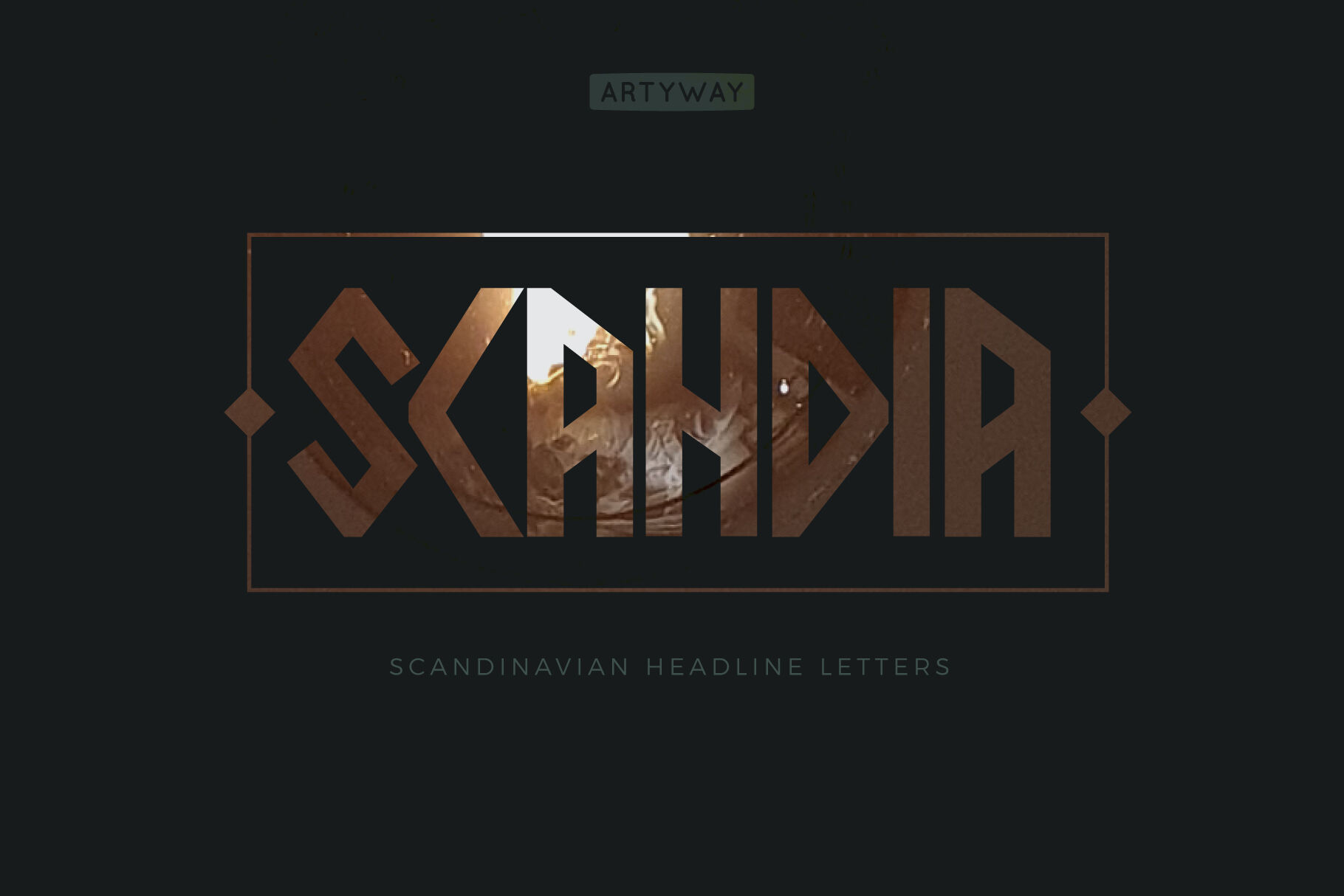 Przykład czcionki Scandia Line Light