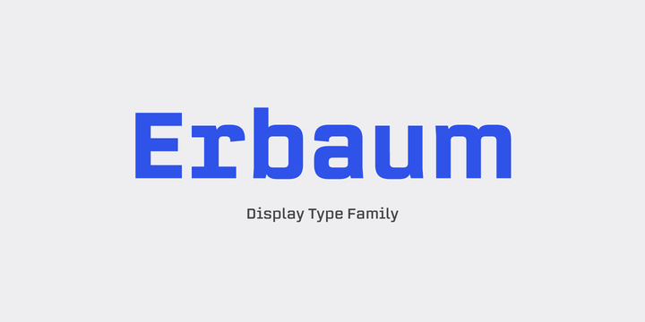Przykład czcionki Erbaum