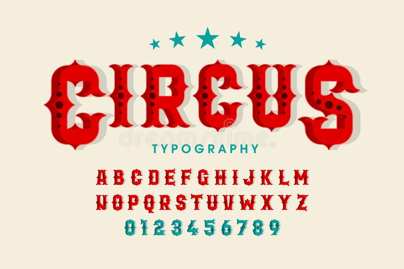 Przykład czcionki The Circus