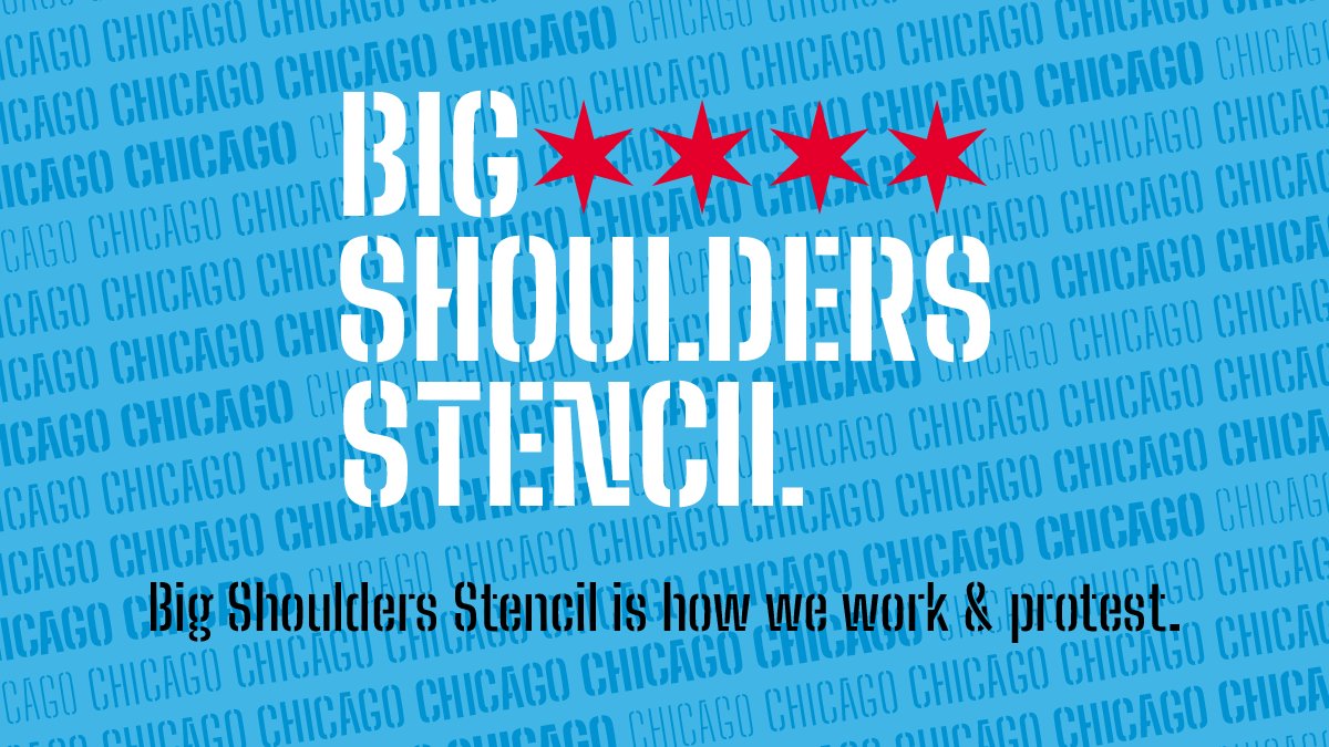Przykład czcionki Big Shoulders Stencil Text Light