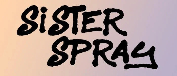 Przykład czcionki Sister Spray Regular
