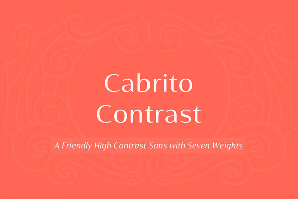 Przykład czcionki Cabrito Contrast Condensed
