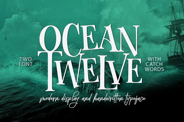 Przykład czcionki Ocean Twelve