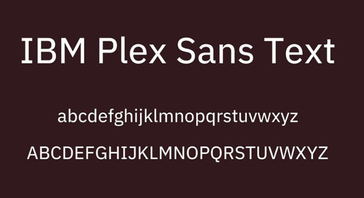 Przykład czcionki IBM Plex Sans Devanagari