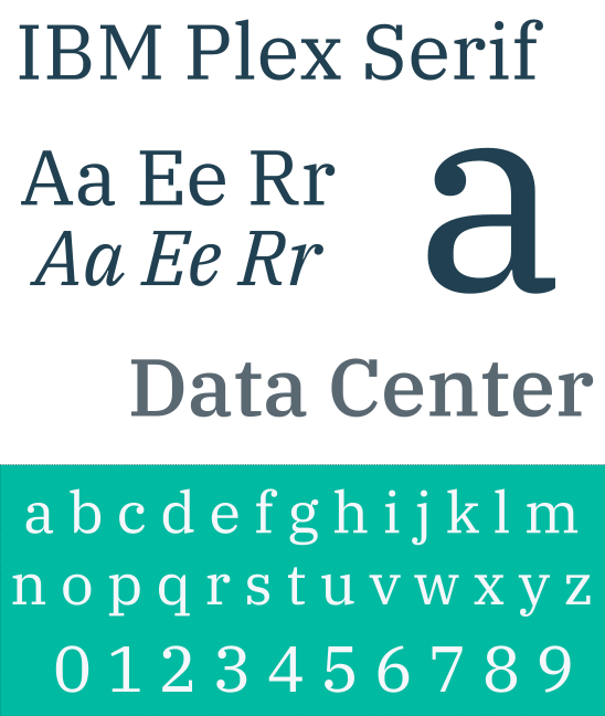 Przykład czcionki IBM Plex Sans Thai Looped Bold