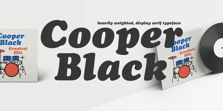 Przykład czcionki Cooper Black Regular