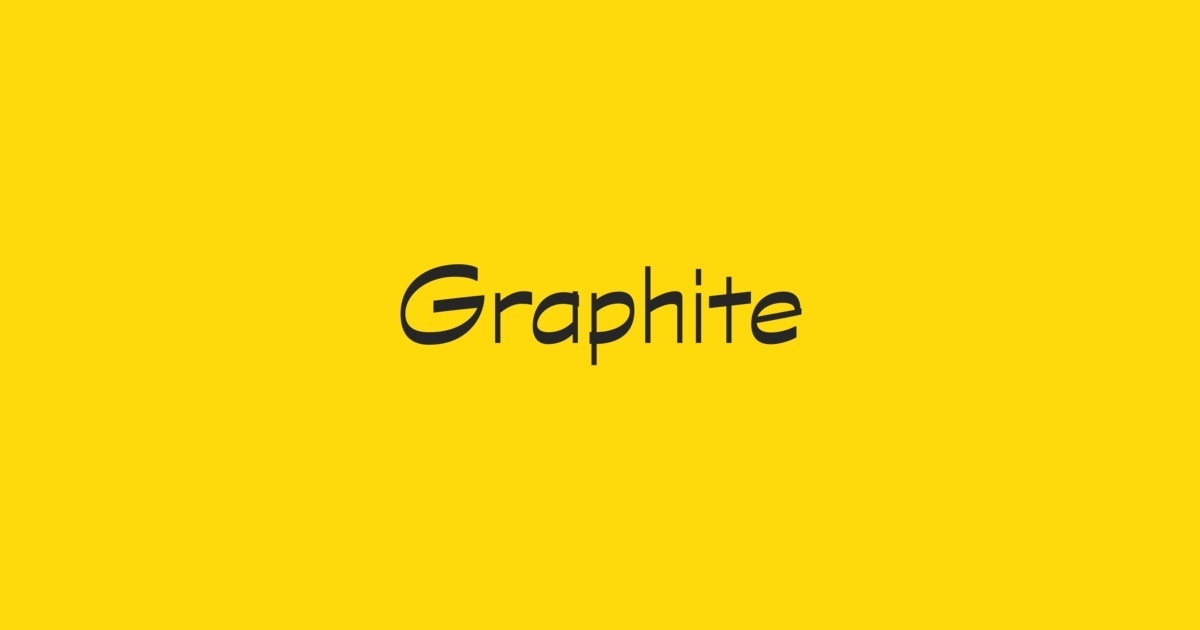 Przykład czcionki Graphite Regular