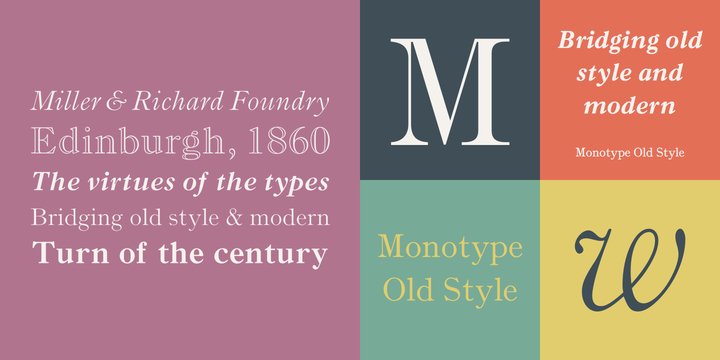 Przykład czcionki Monotype Old Style Bold