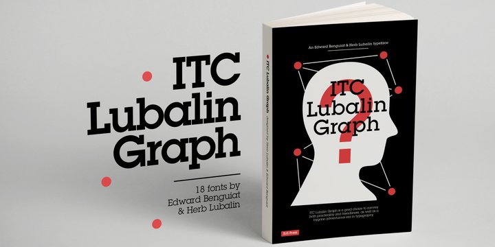 Przykład czcionki ITC Lubalin Graph Book Oblique