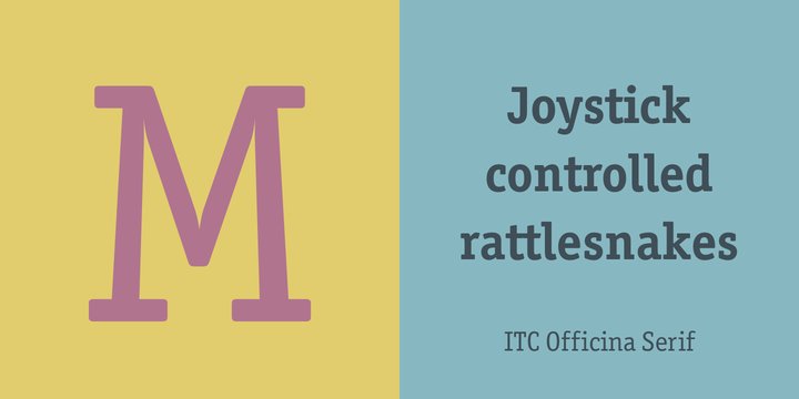 Przykład czcionki ITC Officina Serif Bold Italic