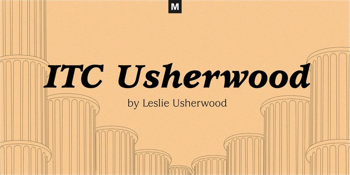 Przykład czcionki ITC Usherwood Book