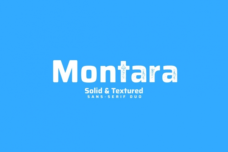 Przykład czcionki Montara Bold Italic