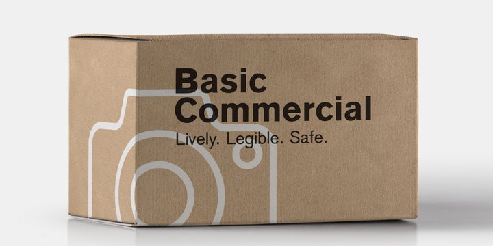 Przykład czcionki Basic Commercial Light Italic