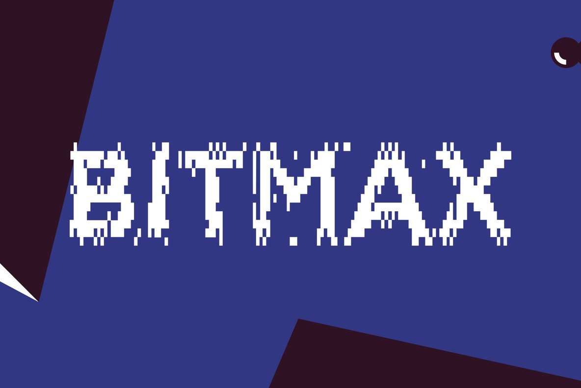 Przykład czcionki Bitmax
