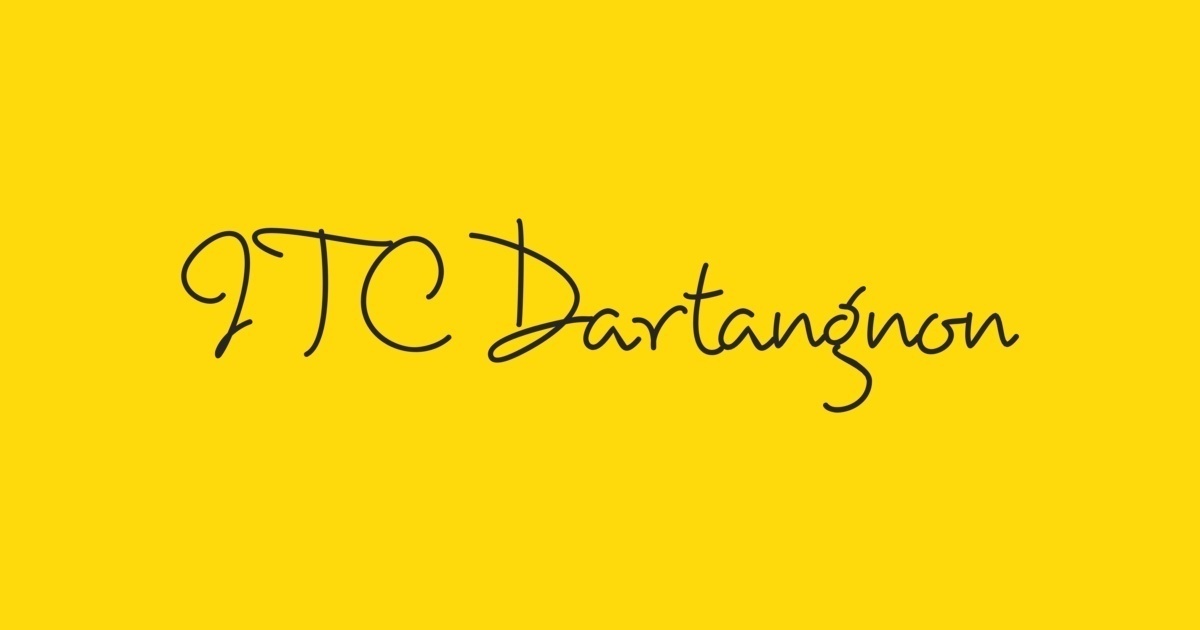 Przykład czcionki Dartangnon ITC