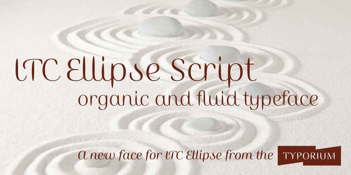 Przykład czcionki Ellipse ITC
