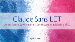 Przykład czcionki Claude Sans Bold Italic