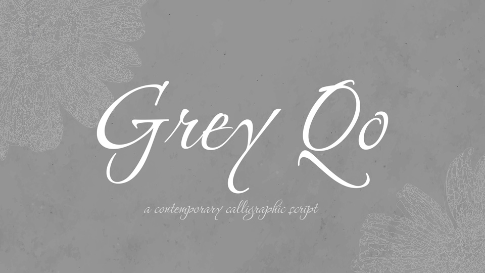 Przykład czcionki Grey Qo