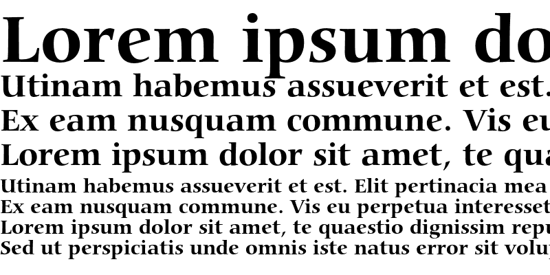 Przykład czcionki Carmina BT Bold Italic