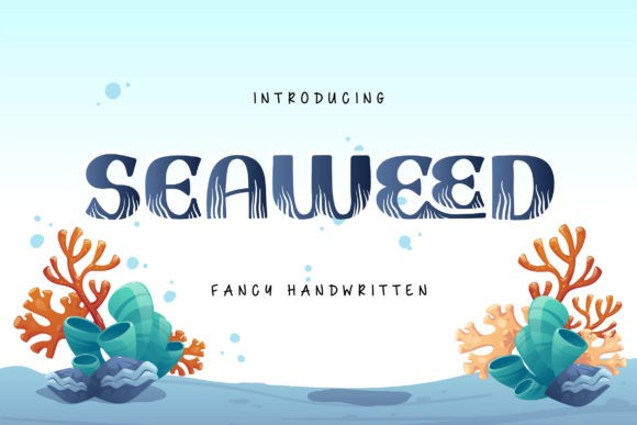 Przykład czcionki Seaweed