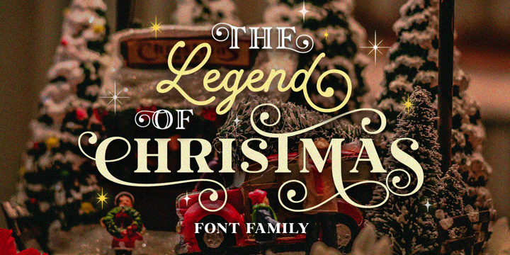 Przykład czcionki Legend Of Christmas Serif