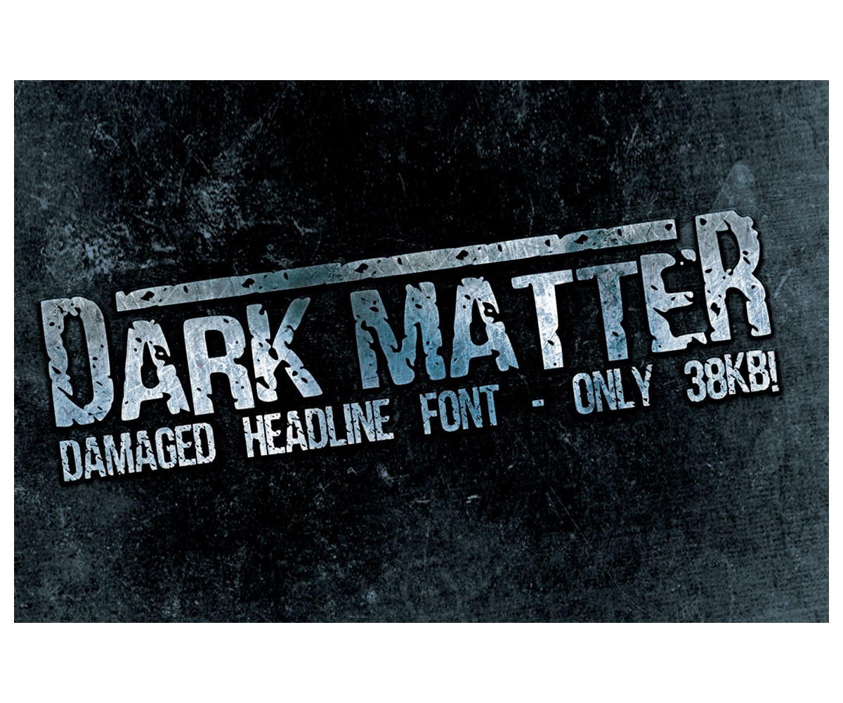 Przykład czcionki Horde Dark Matter