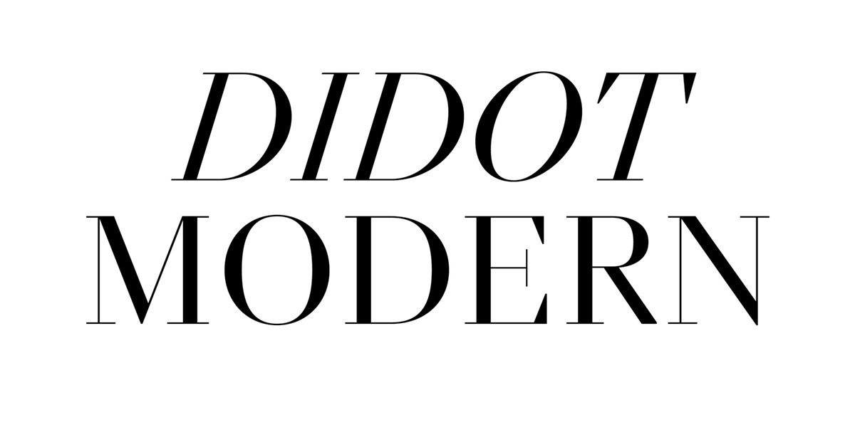Przykład czcionki NN Didot Modern