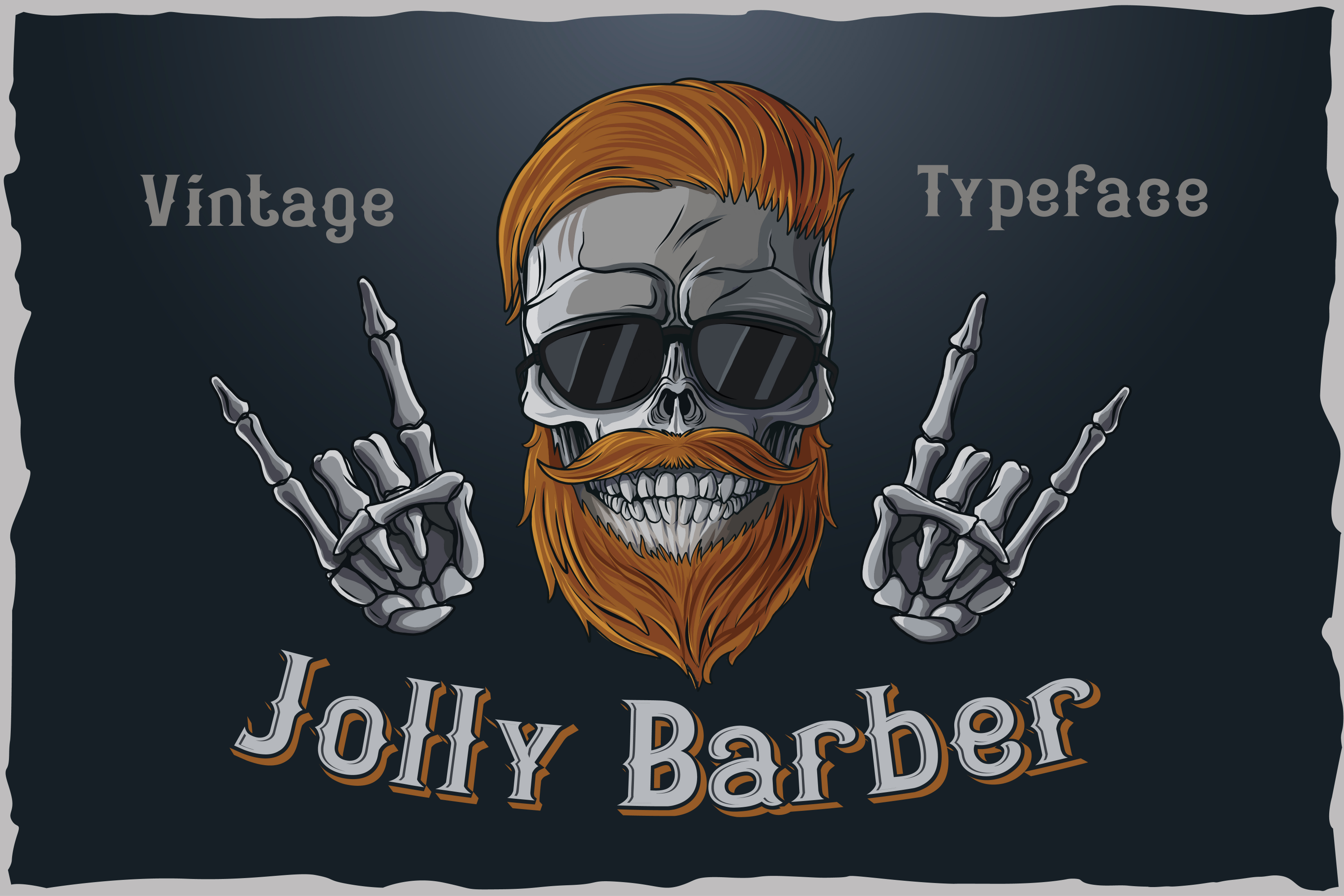Przykład czcionki Jolly Barber