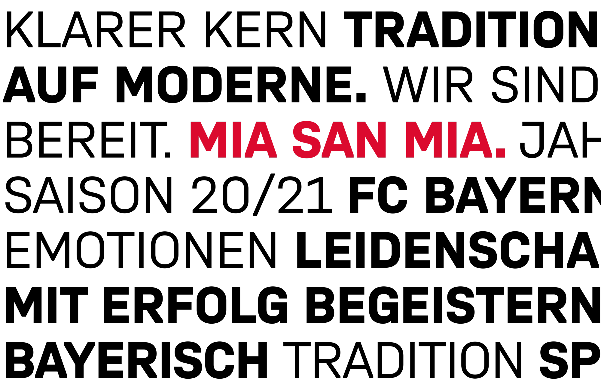 Przykład czcionki FC Sans