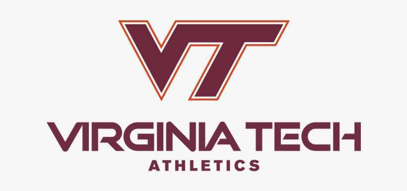 Przykład czcionki Virginia Tech Nameplate (Virginia Tech Hokie Club)