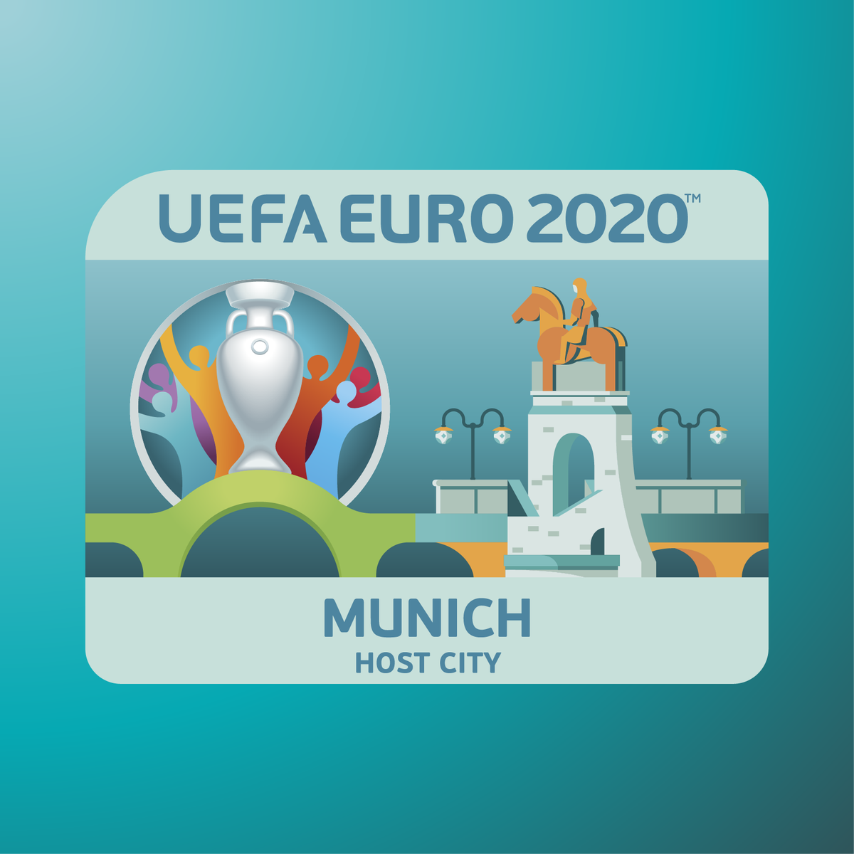 Przykład czcionki Euro 2020 Hostcities