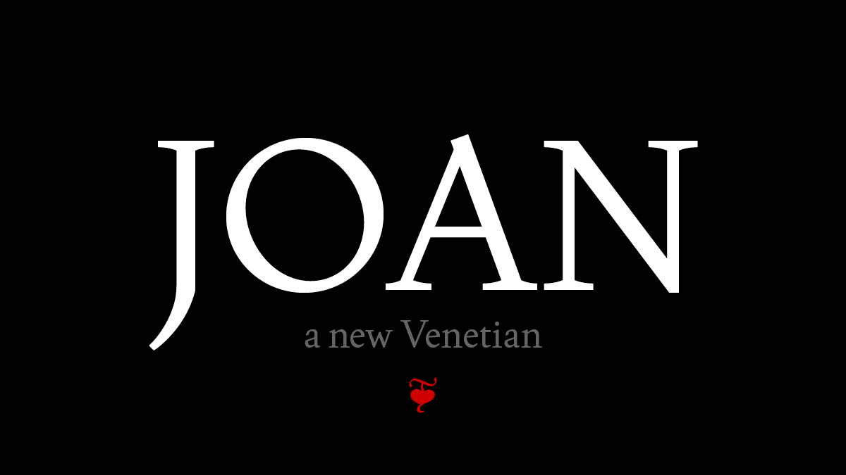 Przykład czcionki Joan