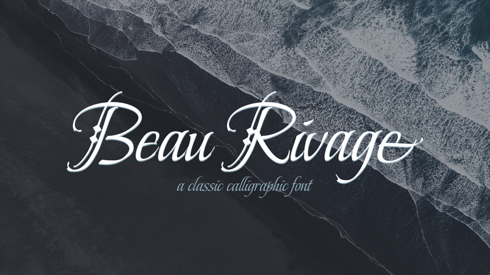 Przykład czcionki Beau Rivage