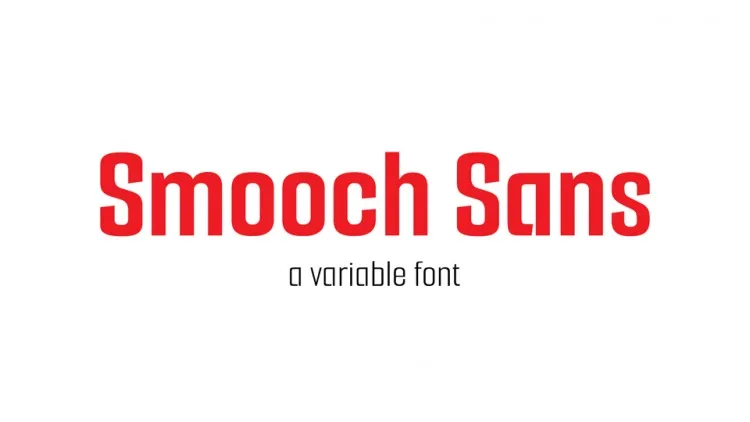 Przykład czcionki Smooch Sans