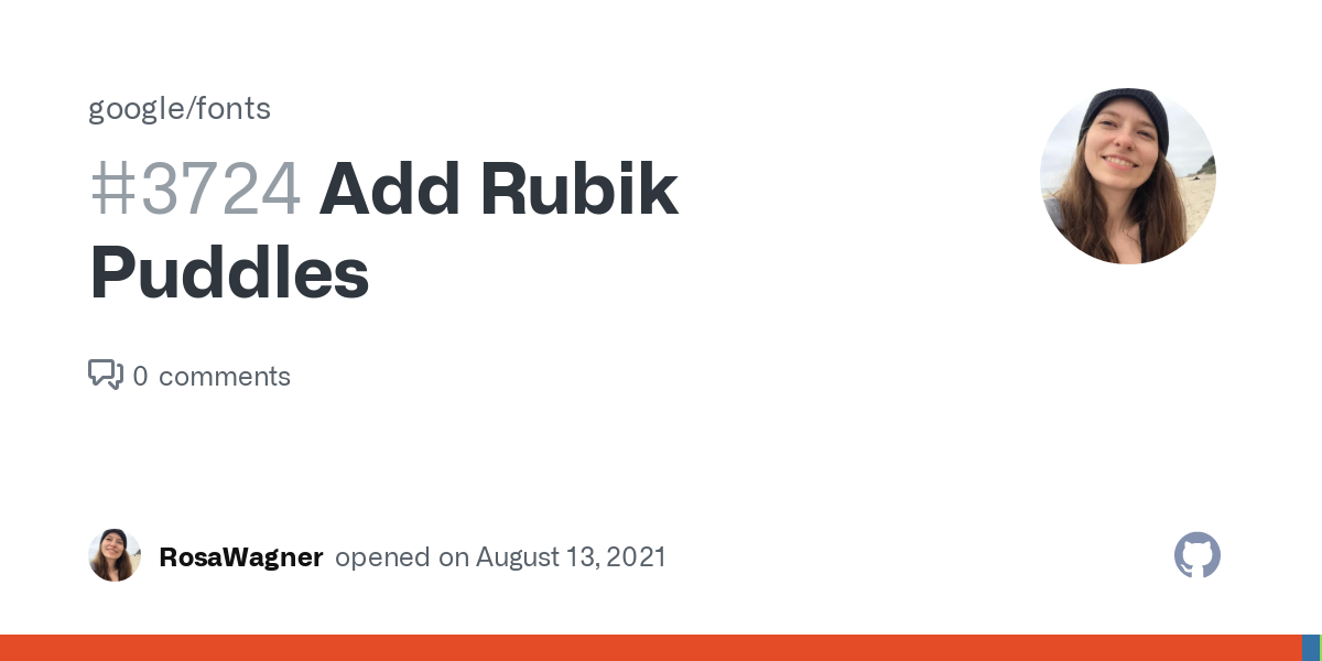 Przykład czcionki Rubik Puddles Regular