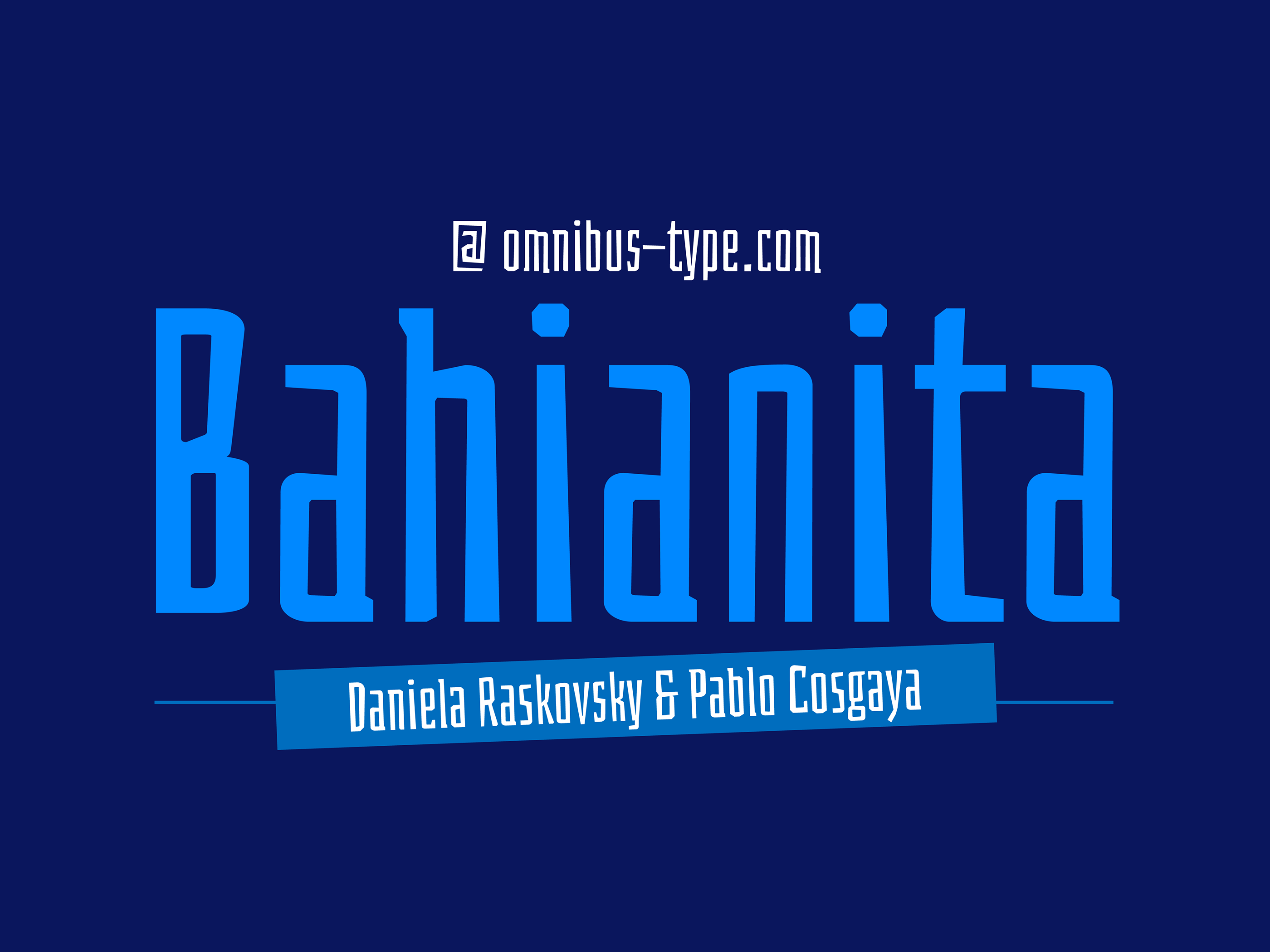 Przykład czcionki Bahianita