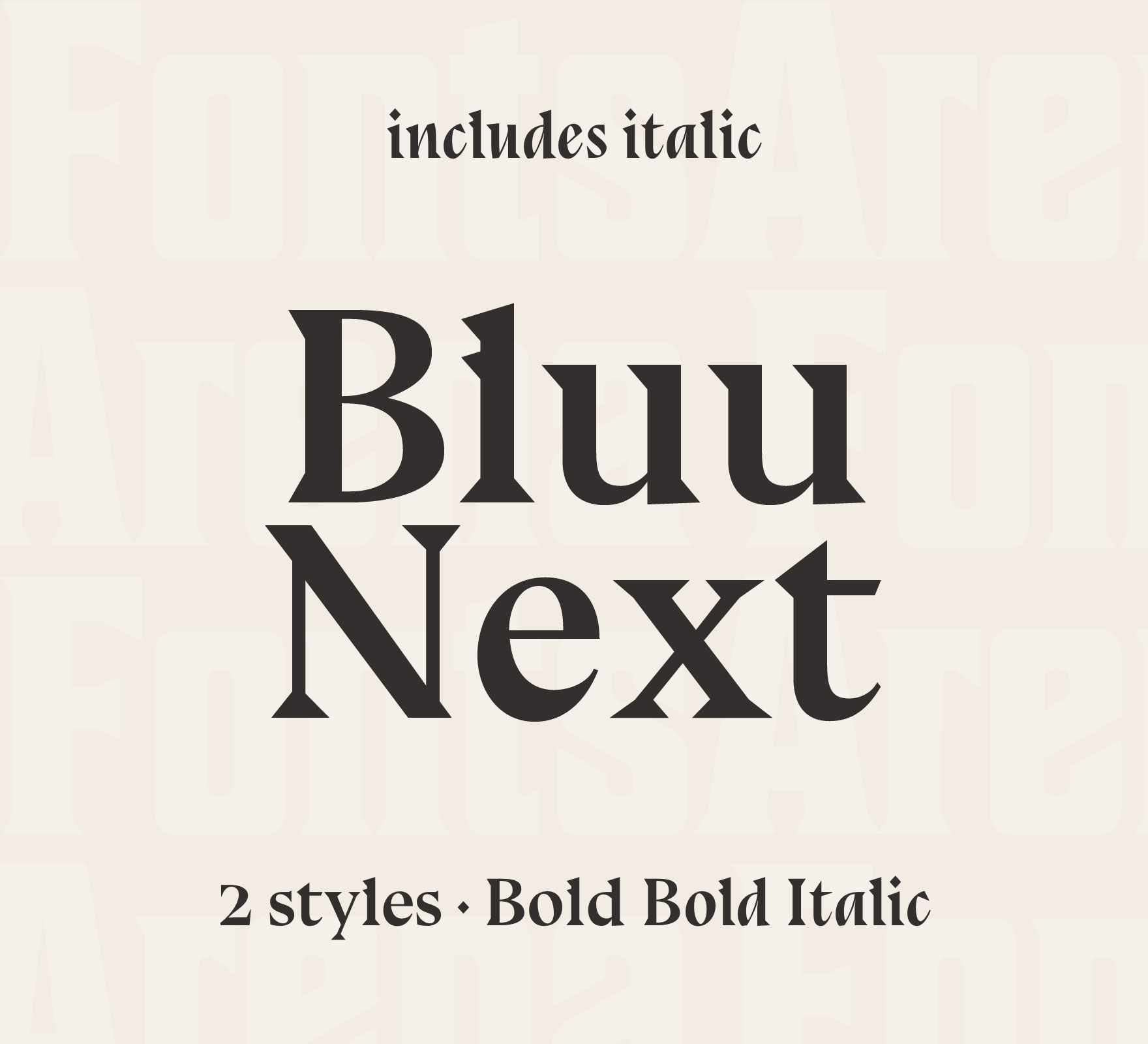 Przykład czcionki Bluu Next CYR Bold