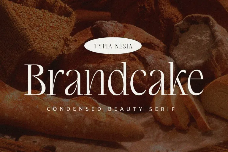 Przykład czcionki Brandcake
