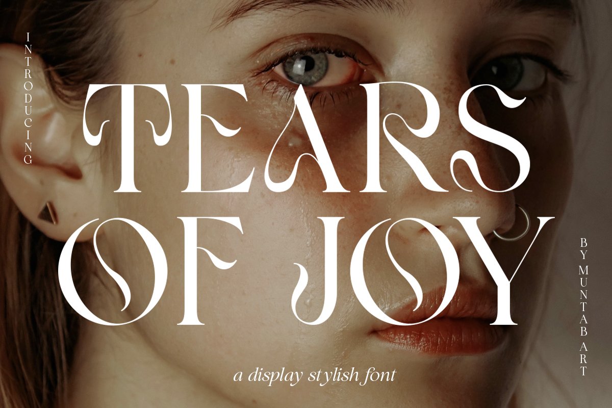 Przykład czcionki Tears Of Joy