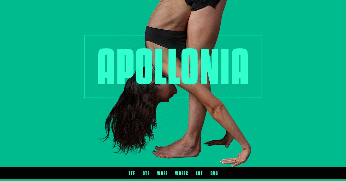 Przykład czcionki Apollonia Pro Bold